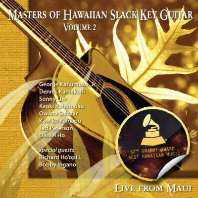 Masters of Hawaiian Slack Key Guitar - Volume 2 Grammy CD